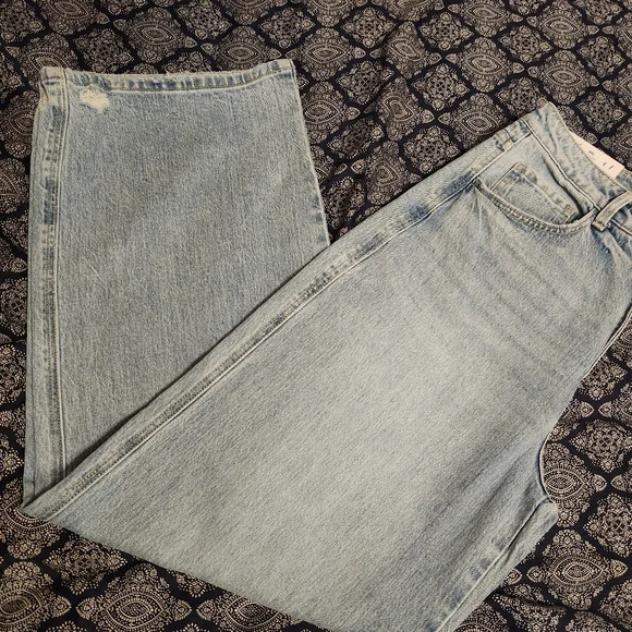 NEW Vervet Blue KRIS Baggy-Wide Jeans - Picture 6 of 8